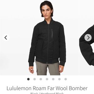 (2) Reversible lululemon winter bomber jacket